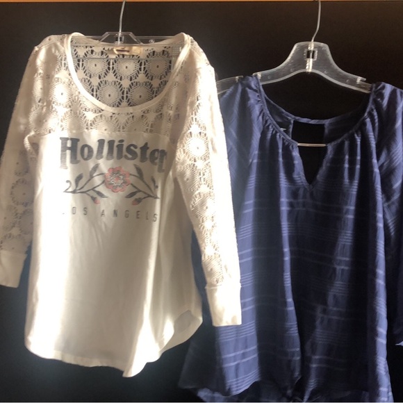 Hollister and By By Top cold shoulder extra small XS - Picture 2 of 13